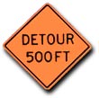 Construction Signage W20-2-500