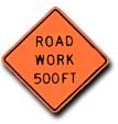 Construction Signage W21-4r-500