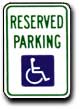 Handicap Signage R7-8