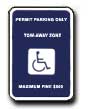 Handicap Signage R7-8-GA