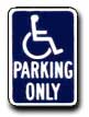 Handicap Signage R7-8a