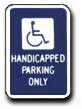 Handicap Signage R7-8b