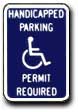 Handicap Signage R7-8c