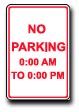 Parking Signage R7-2