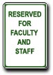 Reserved For Faculty and Staff