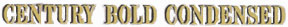 Century Bold Condensed