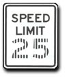 Speed Limit Signage R2-1