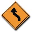 Warning Signage W1-4L