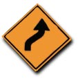 Warning Signage W1-4R