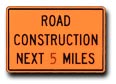 Construction Signage G20-1r