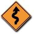 Warning Signage W1-5R